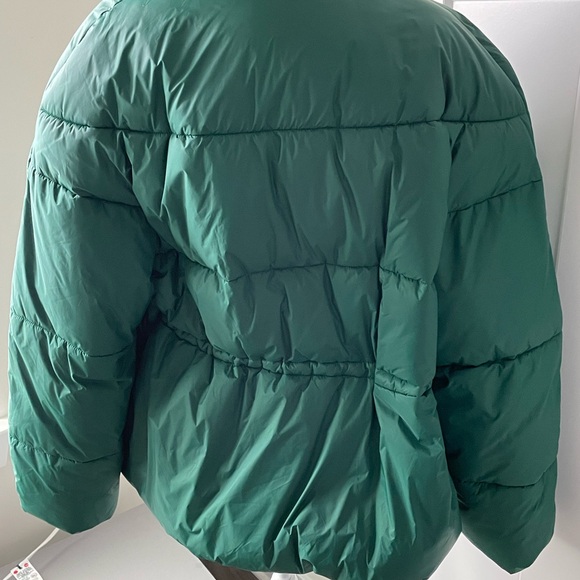 J. Crew Alps Signature Puffer Jacket Spruce Green sz L - Picture 5 of 9